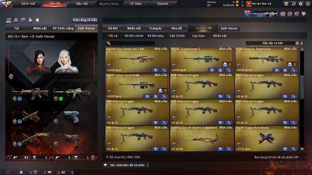 shop acc cf uy tin gia re